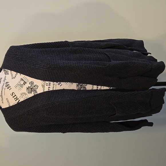 Charcoal Grey Knit Cardigan - Picture 1 of 6